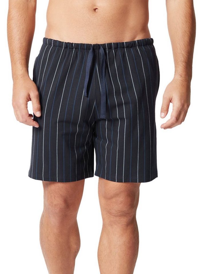 HUBER Loungehose Herren Hose kurz hautnah Night Basic Selection (Stück, 1-tlg) - von HUBER