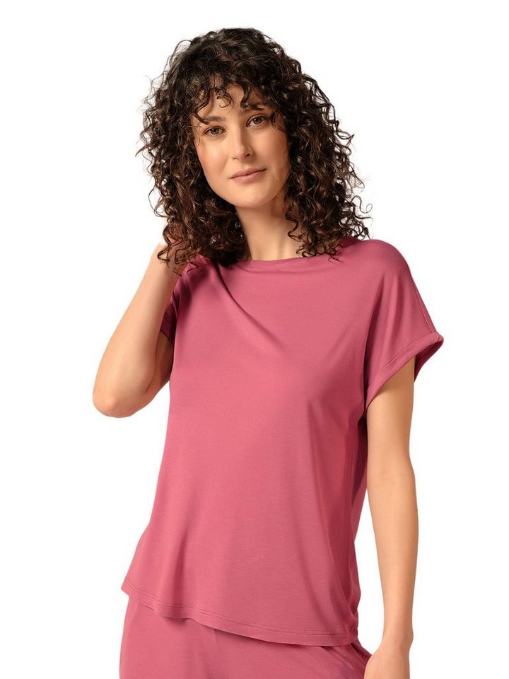 HUBER T-Shirt Damen Shirt kurzarm hautnah Night Basic Selection (Stück, 1-tlg) - von HUBER