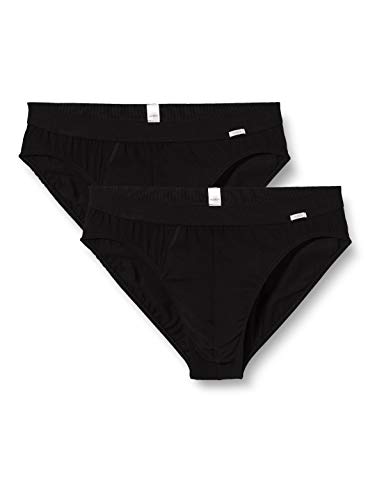 Huber Herren Brasil 2er Pack Slip, Schwarz (Schwarz 7665), (Herstellergröße: XX-Large) von HUBER