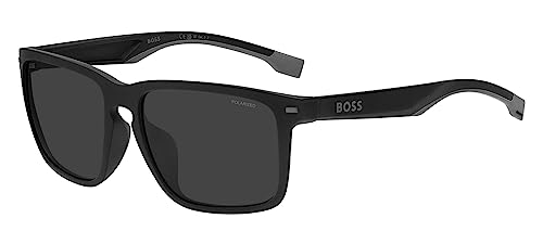 Hugo Boss Unisex Boss 1542/F/S Sonnenbrille, O6W/25 MTBLK Grey, 59 von HUGO BOSS