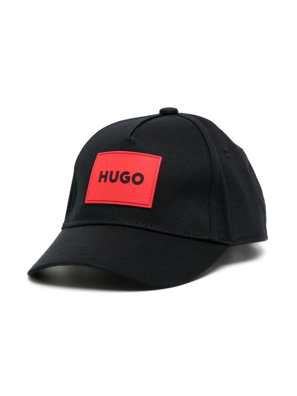 HUGO KIDS Baseballkappe mit Logo-Patch - Schwarz von HUGO KIDS