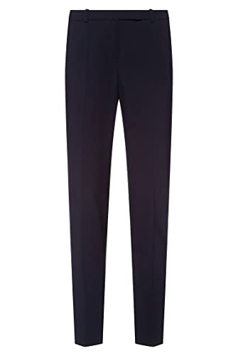 HUGO Damen The Fitted Trousers Slim-Fit Hose aus Schurwoll-Mix von HUGO