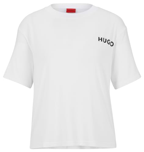 HUGO Damen Unite_t-Shirt Pyjama_T_Shirt, White100, S EU von HUGO