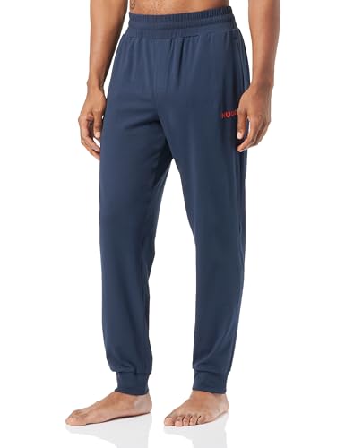 HUGO Herren Linked Pants Cw Loungewear Pant, Dark Blue405, XL von HUGO