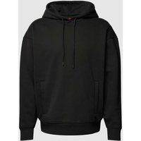 HUGO Hoodie mit überschnittenen Schultern Modell 'Dplanet' in Black, Größe S von HUGO