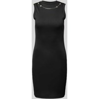 HUGO Knielanges Kleid mit Label-Applikation Modell 'Naloita' in Black, Größe L HUGO Knielanges Kleid mit Label-Applikation Modell 'Naloita' in Black, Größe L von HUGO