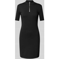 HUGO Knielanges Kleid mit Troyer-Kragen Modell 'Nasiia' in Black, Größe XXL HUGO Knielanges Kleid mit Troyer-Kragen Modell 'Nasiia' in Black, Größe XXL von HUGO