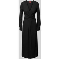 HUGO Maxikleid mit Knotendetail Modell 'Koventi' in Black, Größe 40 HUGO Maxikleid mit Knotendetail Modell 'Koventi' in Black, Größe 40 von HUGO
