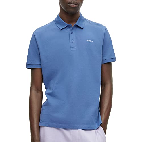 HUGO Men's Donos222 Polo, Open Blue479, S von HUGO