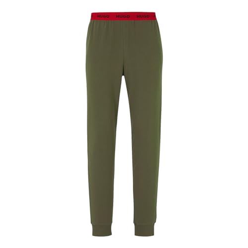 HUGO Men's Linked Pyjama Pant, Open Green345, L von HUGO