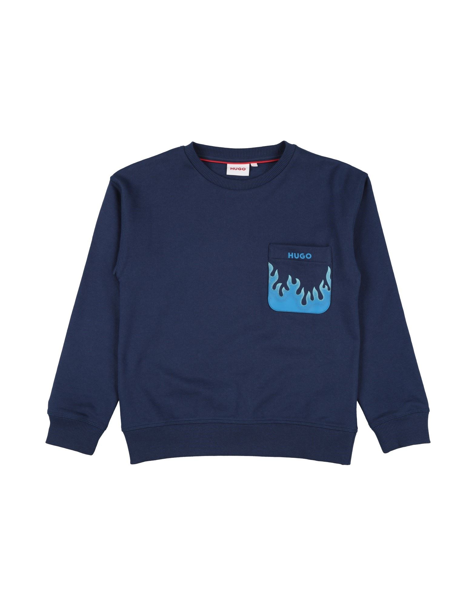 HUGO Sweatshirt Kinder Blau von HUGO