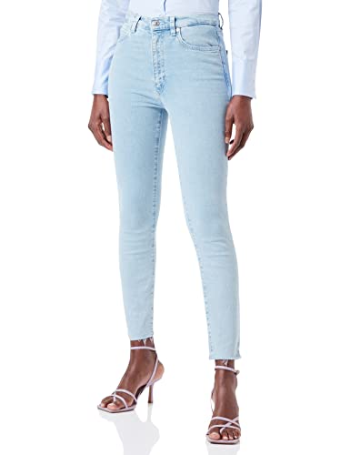 HUGO Women's Lou/15 Jeans, Turquoise/Aqua445, Skinny fit von HUGO