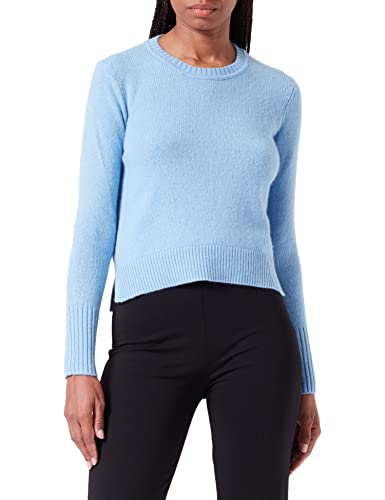 HUGO Women's Sbasa Knitted_Sweater, Turquoise/Aqua440, L von HUGO