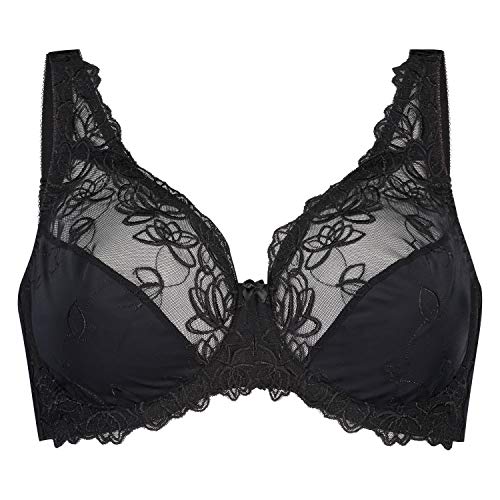 Hunkemöller Damen Unwattierter Bügel-BH Diva, Black, 85B von HUNKEMÖLLER