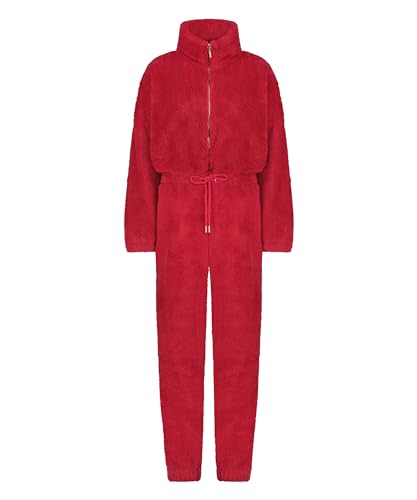 Hunkemöller Onesie Fleece - Bright Rose - 2XL von HUNKEMÖLLER