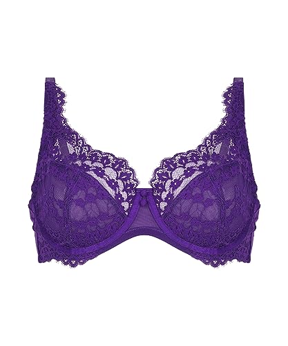 Hunkemöller Unwattierter Bügel-BH Daisy - Violet Indigo - 90D von HUNKEMÖLLER