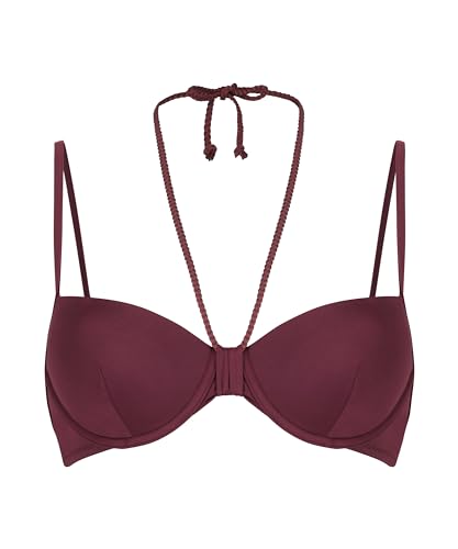 Hunkemöller Vorgeformtes Bügel-Bikinioberteil Luxe - Red Purple - 70F von HUNKEMÖLLER