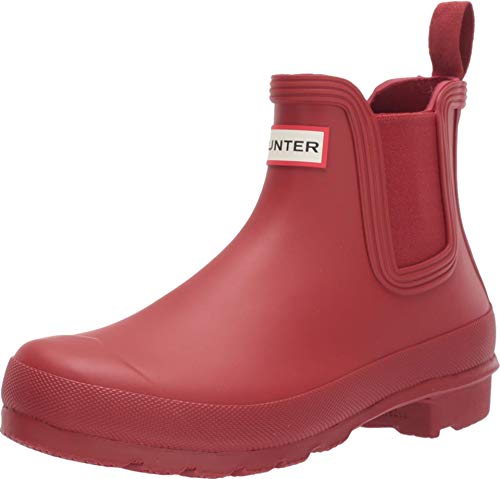 Hunter Gummistiefel Womens Original Chelsea Größe 6, Farbe: Military Red von HUNTER