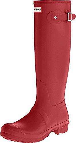 Hunter Original Große, Damen Regenstiefel - rot - 39 von HUNTER