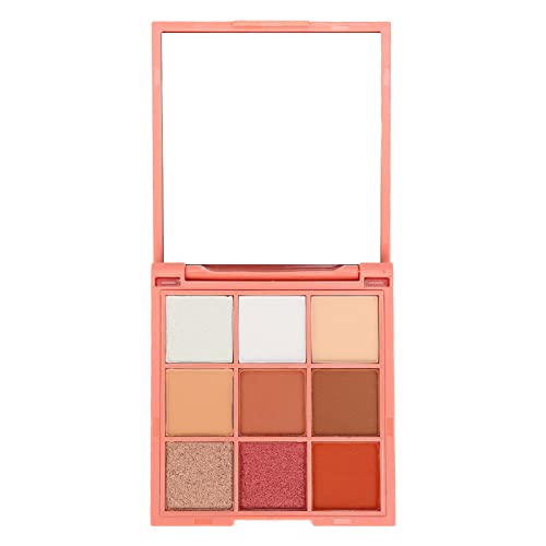 9 Farben Lidschatten-Palette, Matt, Lidschatten-Palette, Lidschatten-Palette für Dauerhaftes Augen-Make-up, Perlig für Lidschatten-Gesichts-Highlighter Eyemazing (M9-2) von HURRISE