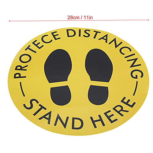 Bodenaufkleber, Bodenaufkleberwarnung Bodenaufkleberflooraufkleber Signsafety Distance Stickerdistance Floor For Bodenmarkierungen Aufkleber Rund[#4] von HURRISE