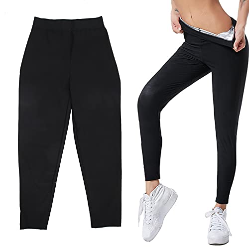 Saunaanzug Jogginghose, Frauen Neopren Sauna Jogginghose Shaper Leggings Zur For Strumpfhosen & Leggings Gewichtsreduktion(L/Xl) von HURRISE