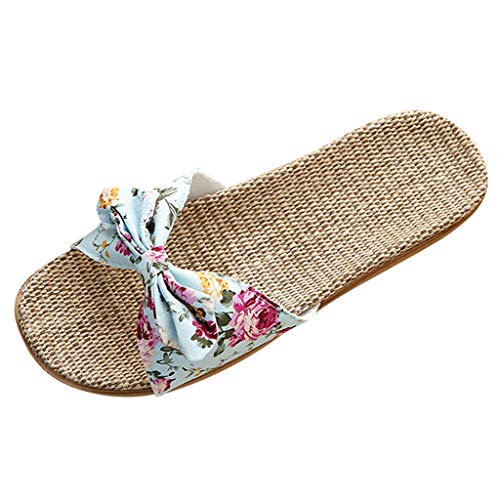 Damen Badeschuhe Sommer - Flip Flops Zehentrenner Dusch Badelatschen Flach rutschfeste Strand Zehentrenner Sandalen geflochten Sandale Slippers Für Kinder Adults von HUyydza