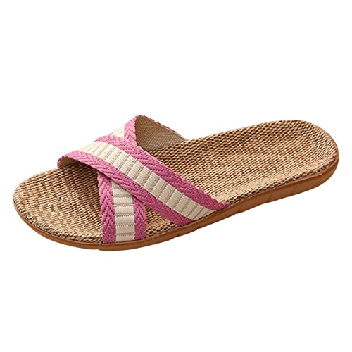 Damen Badeschuhe Sommer - Sommer Slingback Orthopädische Slide Kreuz-Hausschuhe Hausschuhe für Damen weiche Unterseite Outdoor Sandalen Für Kinder Adults von HUyydza