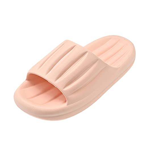 Damen Badeschuhe Sommer - Sommer Slingback Orthopädische Slide Zehentrenner Dusch Badelatschen Sommer Leichte rutschfest Sandals Aus Leder Sandale Slippers für Damen Herren von HUyydza