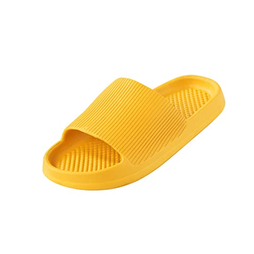 Damen Badeschuhe Sommer - Sommer Slingback Orthopädische Slide rutschfest Badeschuhe Keilabsatz und Clip-Zehe mit Weiches Fußbett Sandale Slippers Für Kinder Adults von HUyydza