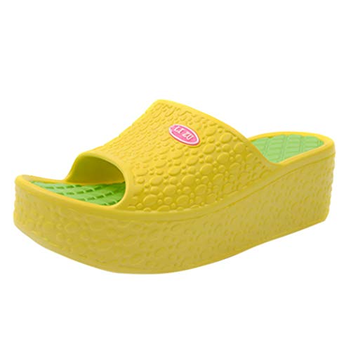 Damen Cozy Slides - Sommer Schlappen Damen Loafer Ohne Absatz Frauen Bequeme Sandaletten Wolke Hausschuhe rutschfest Frauen Latschen für drinnen und draußen von HUyydza