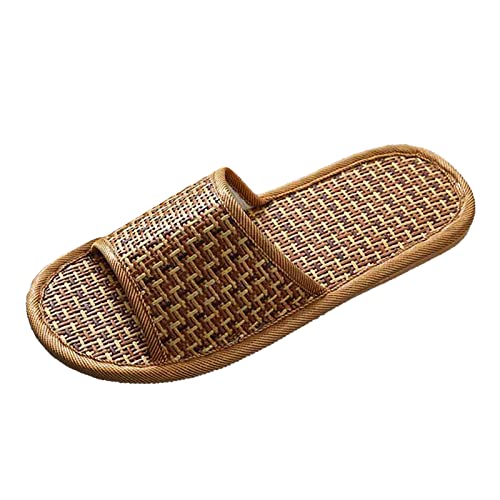 Damen Cozy Slides - rutschfest Hausschuhe Damen Loafer Ohne Absatz Eva rutschfeste Pantoletten weiche Unterseite Dickere Sohle Bequeme Sandalen von HUyydza