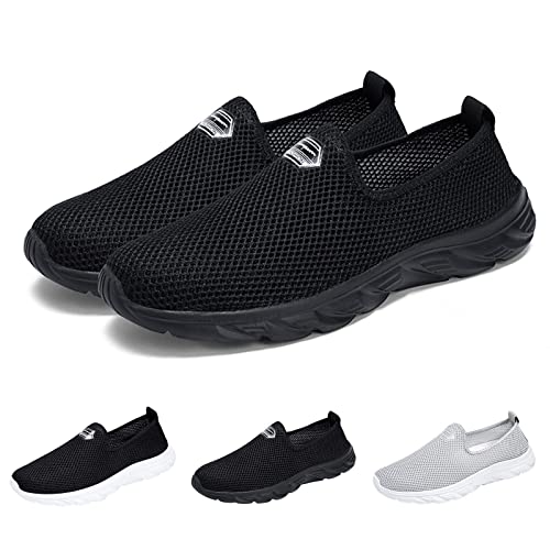 Damen Herren Wanderschuhe - Männer Running Schuhe Herren Freizeit Straßenlaufschuhe Fashion Fitness Trainingsschuhe Breite Zehenbox Klassische Trainer Outdoor Walking Schuhe von HUyydza