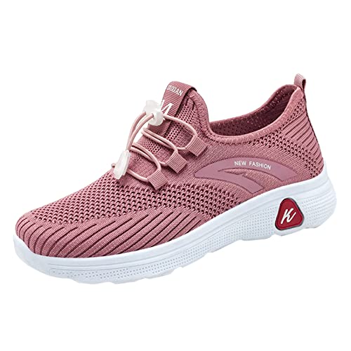 Damen Therapeutische Diabetiker Schuhe - Air Cushion Slip On Sneakers Mesh Atmungsaktive Schuhe Schuhe Mit Fußgewölbeunterstützung Casual Mode Sport Schuhe Mom Schuhe Joggingschuhe Walkingschuhe von HUyydza