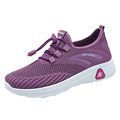 Damen Therapeutische Diabetiker Schuhe - Damen Cloudwalk Pro Shock Absorbing Laufschuhe mit Einlegesohle Hausschuhe Leichtgewicht Luftkissen Frauen Anti-Rutsch-Schuhe Joggingschuhe Walkingschuhe von HUyydza