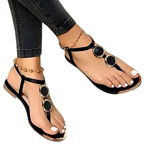 HUyydza Damen Cozy Slides - Schlappen Damen Kreuz-Hausschuhe Flach rutschfeste Strand Zehentrenner Sandalen mit Weiches Fußbett Wolken Hausschuhe Badeschlappen leicht B Ware Schuhe Damen von HUyydza