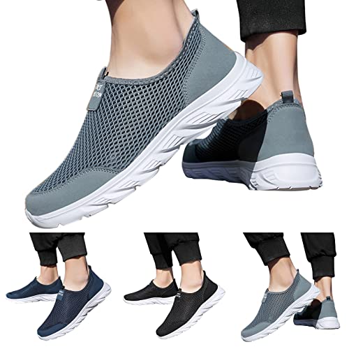 HUyydza Damen Herren Wanderschuhe - Orthopädische Herren Running Tennis Schuhe Hands Free Slip On Sneaker Casual Sportschuhe Klassische Trainer für aktive Menschen von HUyydza