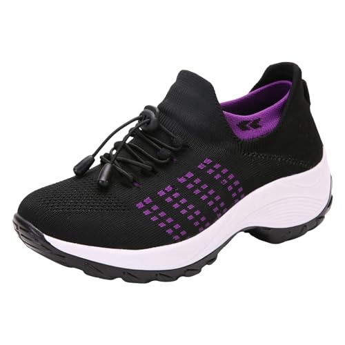 HUyydza Herren Damen Sportschuhe - Damen Cloudwalk Pro Unisex Traillaufschuhe Wanderschuhe Dotmalls Schuhe Glitzer Low Plateau Walkingschuhe Schuh Sneaker Orthopädische Arthritis Orthopädische Schuhe von HUyydza