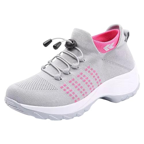 HUyydza Herren Damen Sportschuhe - Damen Cloudwalk Pro Unisex Traillaufschuhe Wanderschuhe Dotmalls Schuhe Glitzer Low Plateau Walkingschuhe Schuh Sneaker Orthopädische Arthritis Orthopädische Schuhe von HUyydza