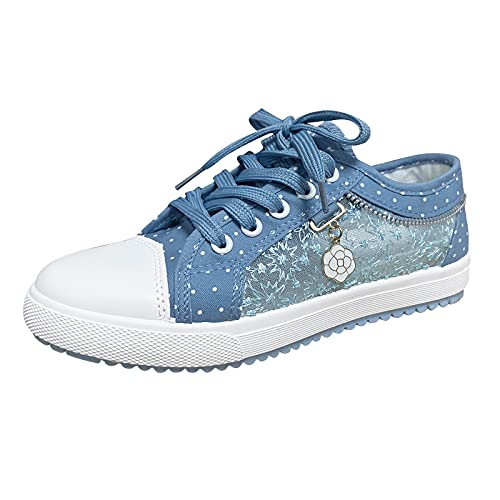 HUyydza Herren Damen Sportschuhe - Weiße Leicht Atmungsaktiv Turnschuhe Shock Absorbing Laufschuhe Strass Glitzer atmungsaktiv bequem lässig Casual Flacheschuh Arthritis Orthopädische Schuhe von HUyydza