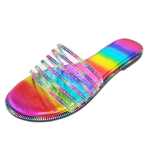 HUyydza Original Damen Cozy Slides - Sommer Slingback Orthopädische Slide Zehentrenner Dusch Badelatschen Hausschuhe für Damen lässige Schleife Outdoor Sandalen für maxirnalen Komfort von HUyydza