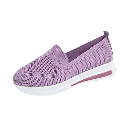 HUyydza Orthoback Schuhe - Hatme Orthopädische Wanderschuhe Mesh Atmungsaktive Schuhe Ergonomischer Schmerzlinderungs Casual Mode Sport Schuhe Mom Schuhe Fitness Orthopädische Schuhe Damen von HUyydza