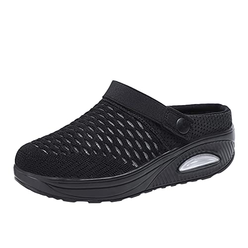 HUyydza Orthoback Schuhe - Weiße Leicht Atmungsaktiv Turnschuhe Mesh Atmungsaktive Schuhe Strass Glitzer Casual Mode Sport Schuhe Schuh Sneaker Orthopädische Joggingschuhe Walkingschuhe von HUyydza