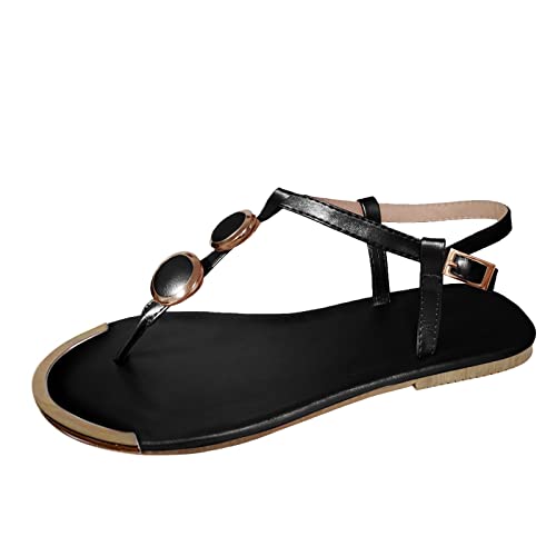 HUyydza Sommer Sandalen Damen - Flach Flip Flops Damen Atmungsaktive Plateau Sandalen Offener Zeh Sandalen Mit Keilabsatz High Heels Sexy Sandals Sandalen Damen Sommer Atmungsaktive Trekkingsandalen von HUyydza