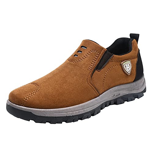 HUyydza Sportschuhe Herren - Freizeitschuhe Herren Sneaker Herren Freizeit Straßenlaufschuhe Hands Free Slip On Sneaker Einfachheit Sportschuhe wasserdichte Trail Running Outdoor-lässige Schuhe von HUyydza