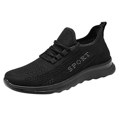 HUyydza Sportschuhe Herren - Rennradschuhe Herren Damen Joggingschuhe rutschfest Turnschuhe Große Größe Mesh Atmungsaktiv Sportschuhe Sportschuhe Sneaker Outdoor-lässige Schuhe von HUyydza