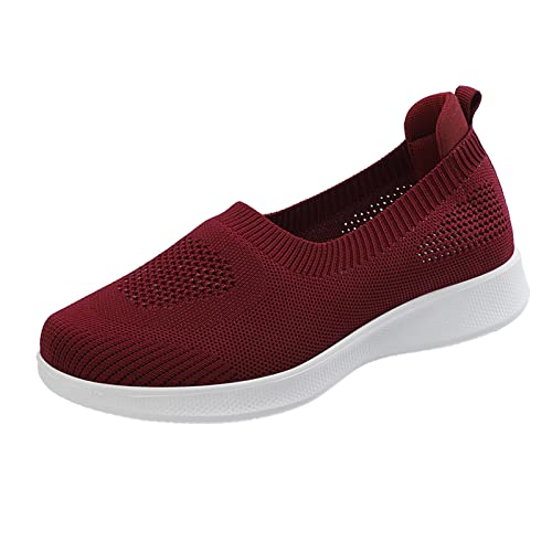 Herren Damen Sportschuhe - Air Cushion Slip On Sneakers Hallux Valgus Schuhe Orthofit Komfortschuhe Für Frauen Casual Mesh Atmungsaktiv Fashion Joggingschuhe Joggingschuhe Walkingschuhe von HUyydza