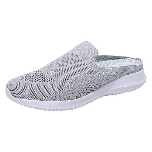 Herren Damen Sportschuhe - Weiße Leicht Atmungsaktiv Turnschuhe Anti-Rutsch Laufschuhe Ergonomischer Schmerzlinderungs Casual Mesh Atmungsaktiv Dämpfung Air Turnschuhe Arthritis Orthopädische Schuhe von HUyydza