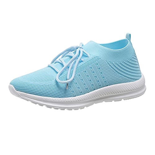 Orthopädische Schuhe Damen - Mesh Sneaker Damen Weicher Sohle Turnschuhe mit Einlegesohle Hausschuhe Dicke Sohle Frauen Schuhe Dämpfung Air Turnschuhe Joggingschuhe Walkingschuhe von HUyydza