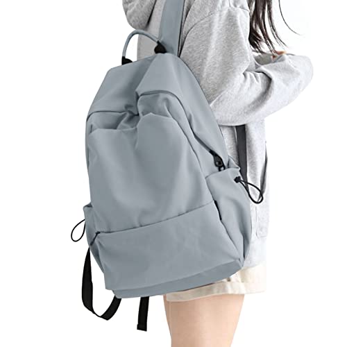 HYC00 Schulrucksack Damen, Causal Travel Schultaschen 14 Zoll Laptop Rucksack für Mädchen im Teenageralter Leichter Rucksack Wasserabweisend Bookbag College Boys Men Work Daypack,Blau von HYC00